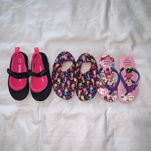Swim Shoes Toddler Girl 3 Pair